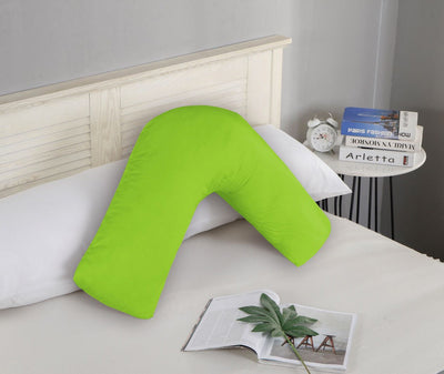 1000TC Premium Ultra Soft V SHAPE Pillowcase - Green-0