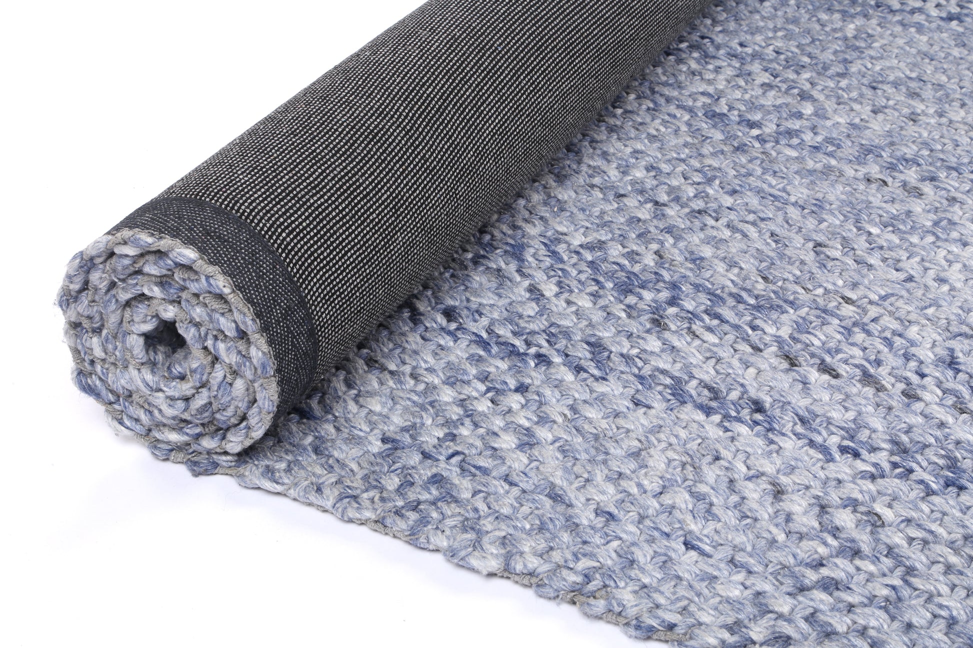 Harlow Chignon Blue Wool Blend Rug 160x230-4