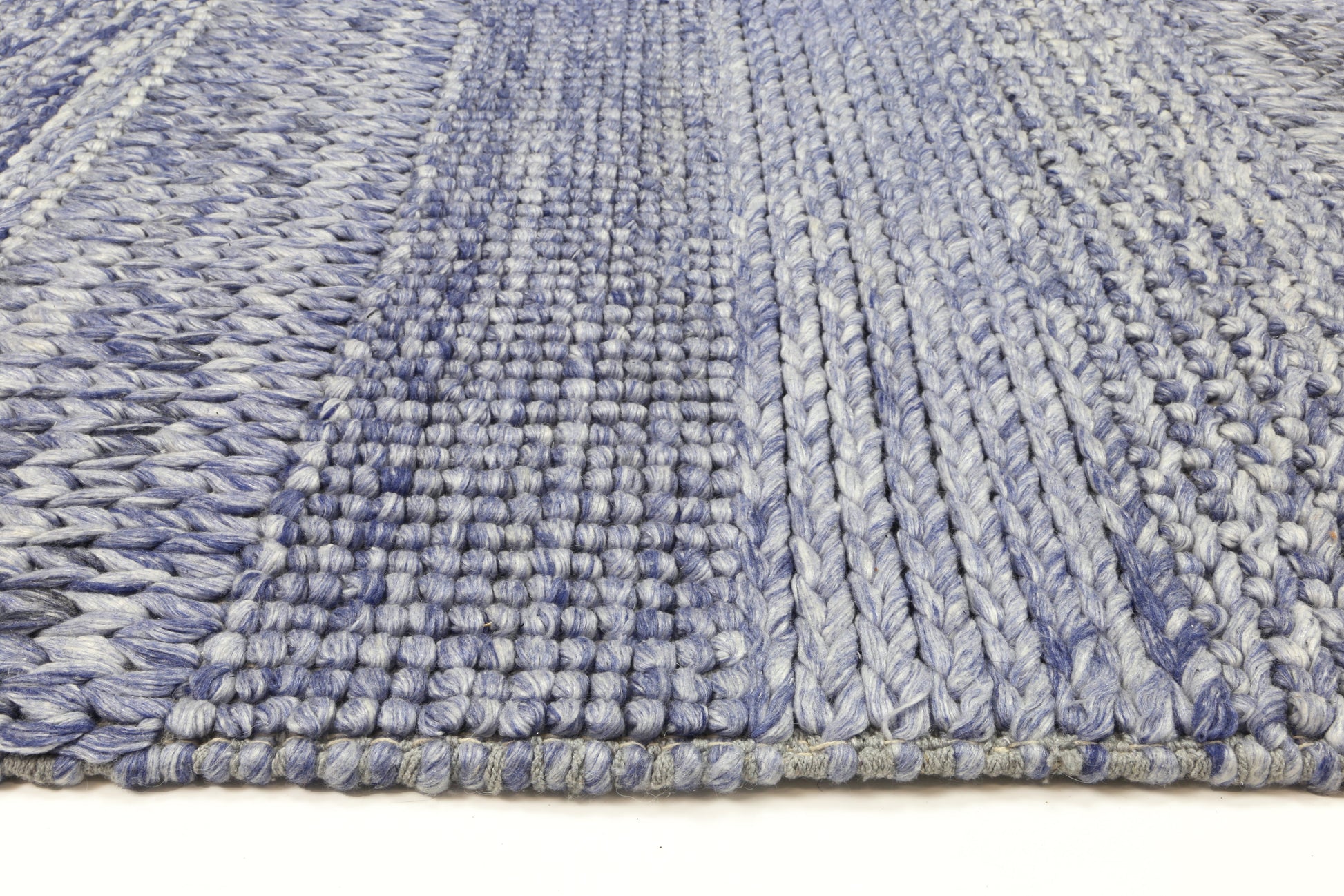 Harlow Grace Blue Wool Blend Rug 160x230-2