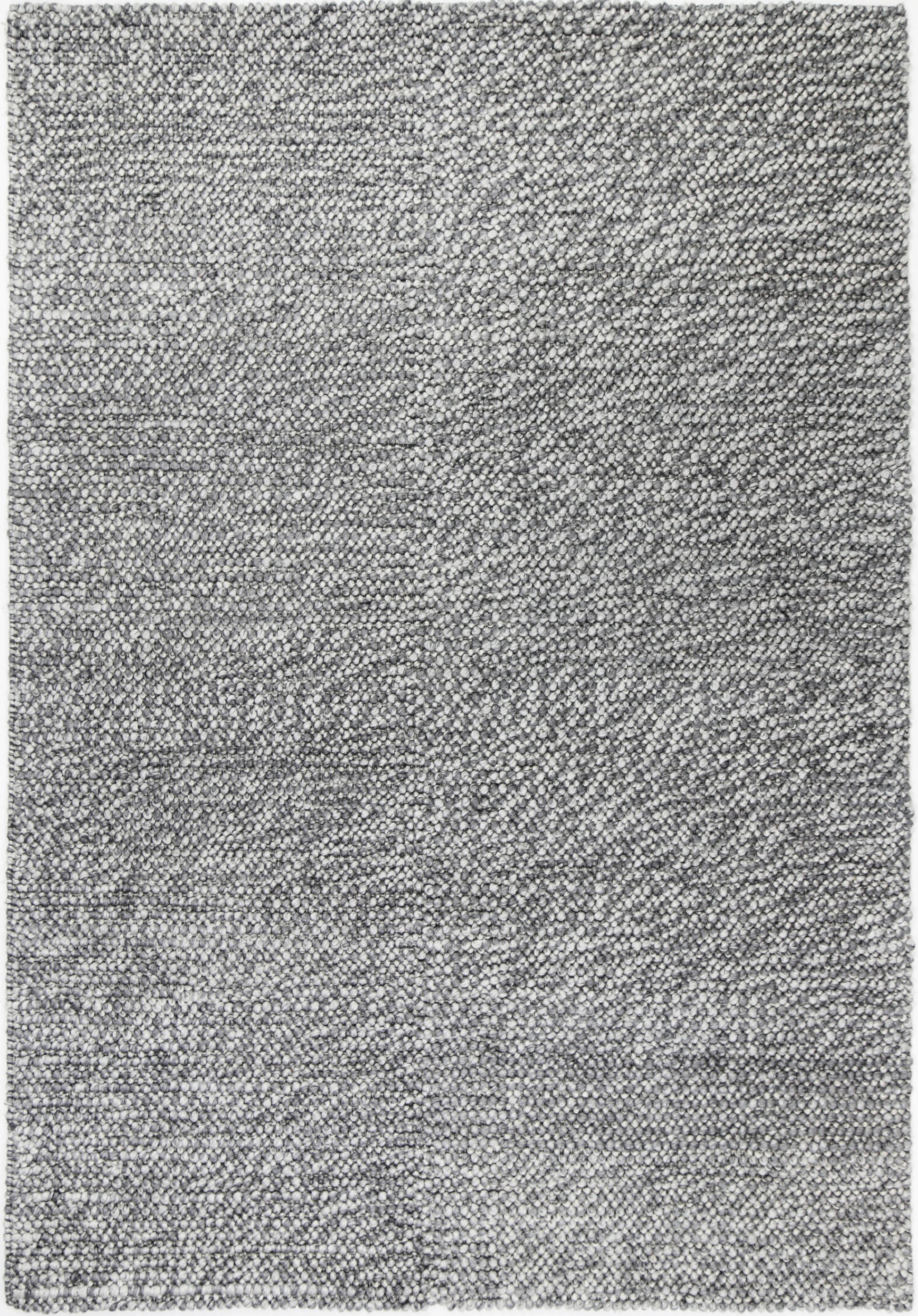 Harlow Loopy Charcoal Wool Blend Rug 200x290-0