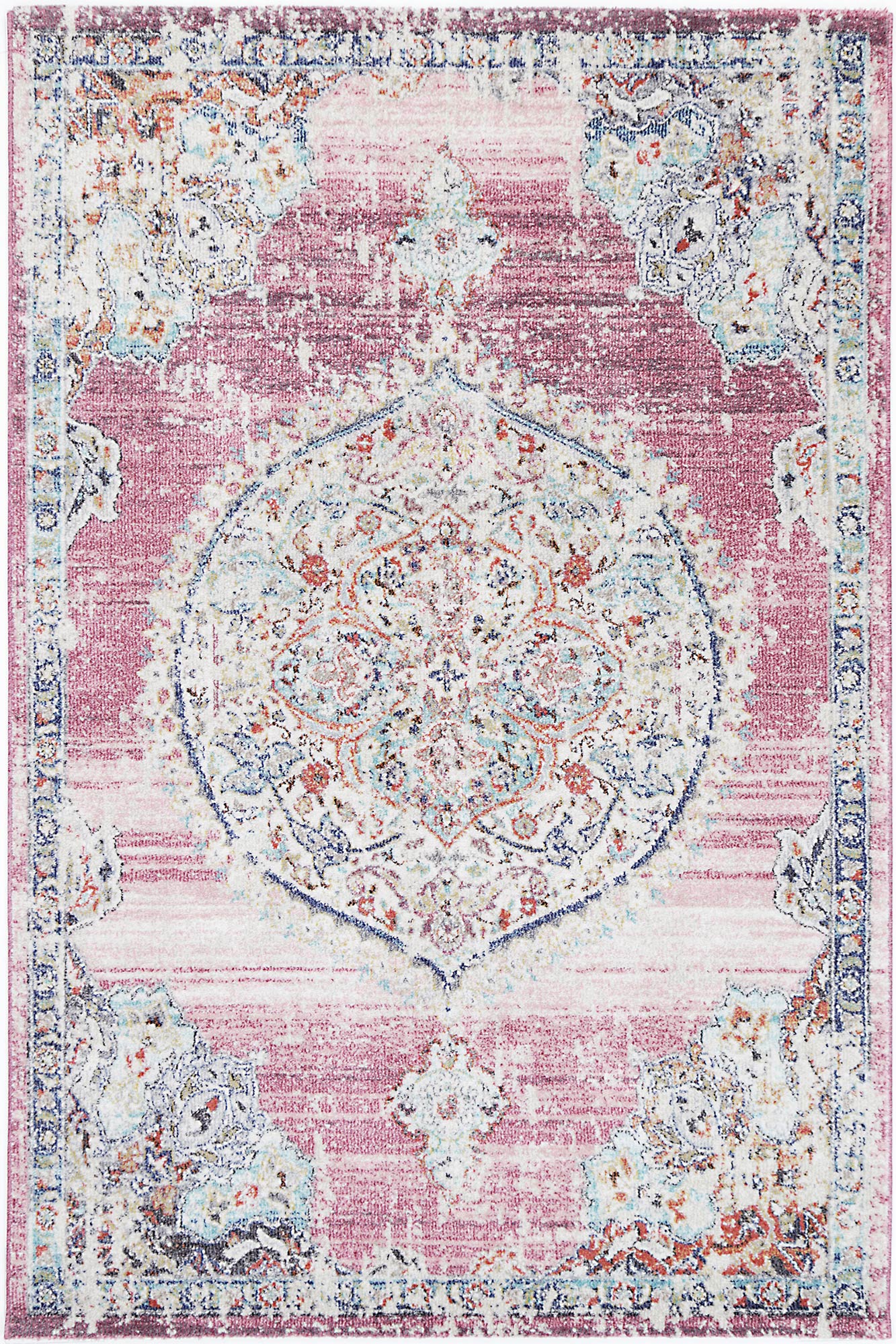 hollow-medalion-transitional-blush-rug 160x230-0