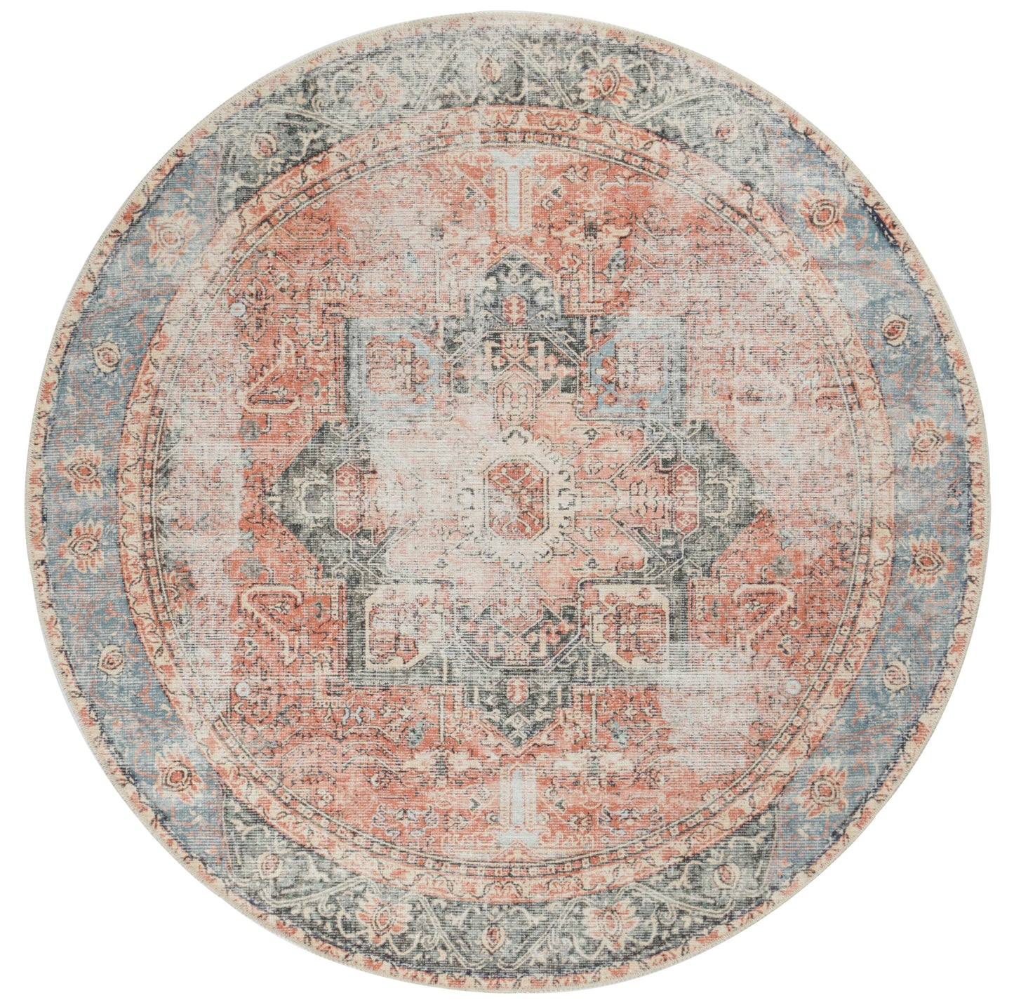 vintage-crown-cezanne-terracotta-sky-distressed-vintage-round-rug 180X180-0