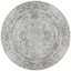 vintage-crown-chilaz-grey-distressed-vintage-round-rug 180x180-0