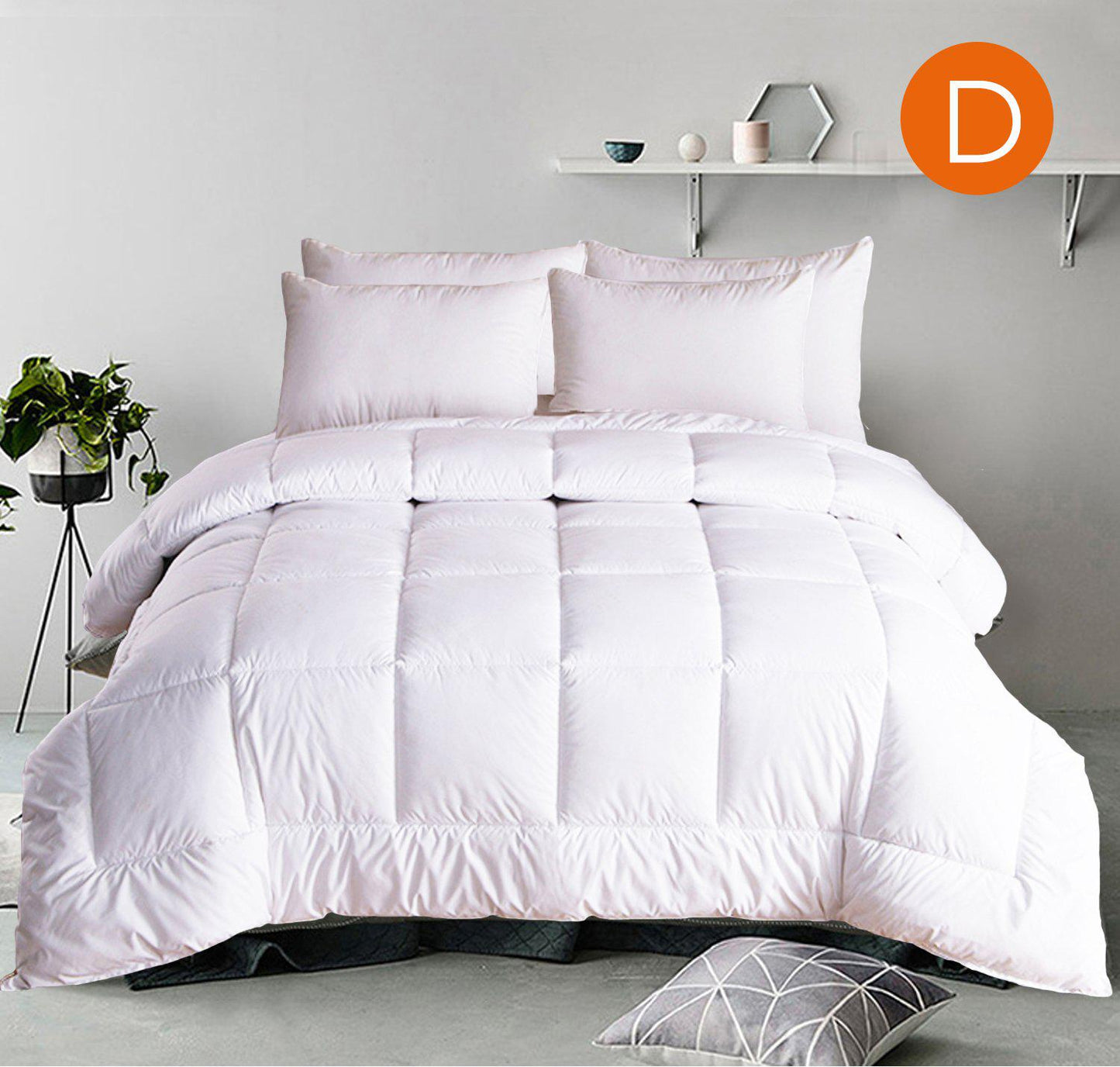 down alternative quilt doona 500gsm double-0