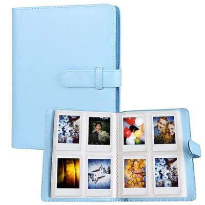 LIFEBEA 256 Pockets Photo Album for Fujifilm Instax Mini 11 12 9 40 Evo Liplay 8 7+ Instant Camera, Photo Album for Polaroid Kodak HP Zink 2x3" Photo (Blue)-0