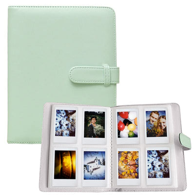 LIFEBEA 256 Pockets Photo Album for Fujifilm Instax Mini 11 12 9 40 Evo Liplay 8 7+ Instant Camera, Photo Album for Polaroid Kodak HP Zink 2x3" Photo (Green)-0