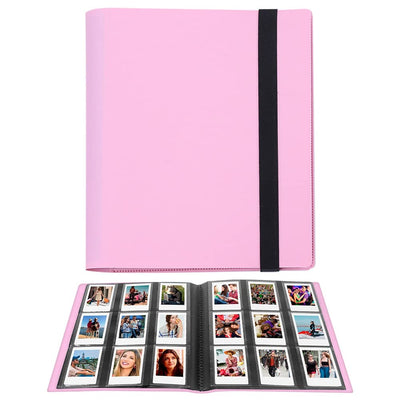 LIFEBEA 432 Pockets Photo Album for Fujifilm Instax Mini Camera, Polaroid Snap PIC-300 Z2300 Instant Camera, 2x3 Photo Album Book for Fujifilm Instax Mini 11 9 Evo 90 70 40 8 7 LiPlay Instant Camera (Pink)-0