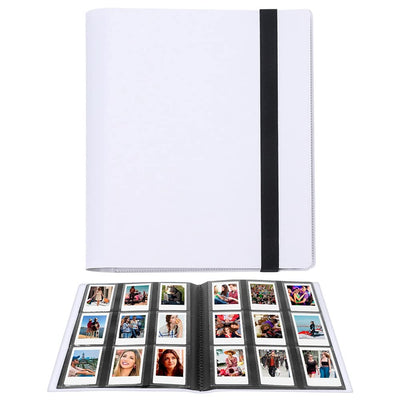 LIFEBEA 432 Pockets Photo Album for Fujifilm Instax Mini Camera, Polaroid Snap PIC-300 Z2300 Instant Camera, 2x3 Photo Album Book for Fujifilm Instax Mini 11 9 Evo 90 70 40 8 7 LiPlay Instant Camera (White)-0