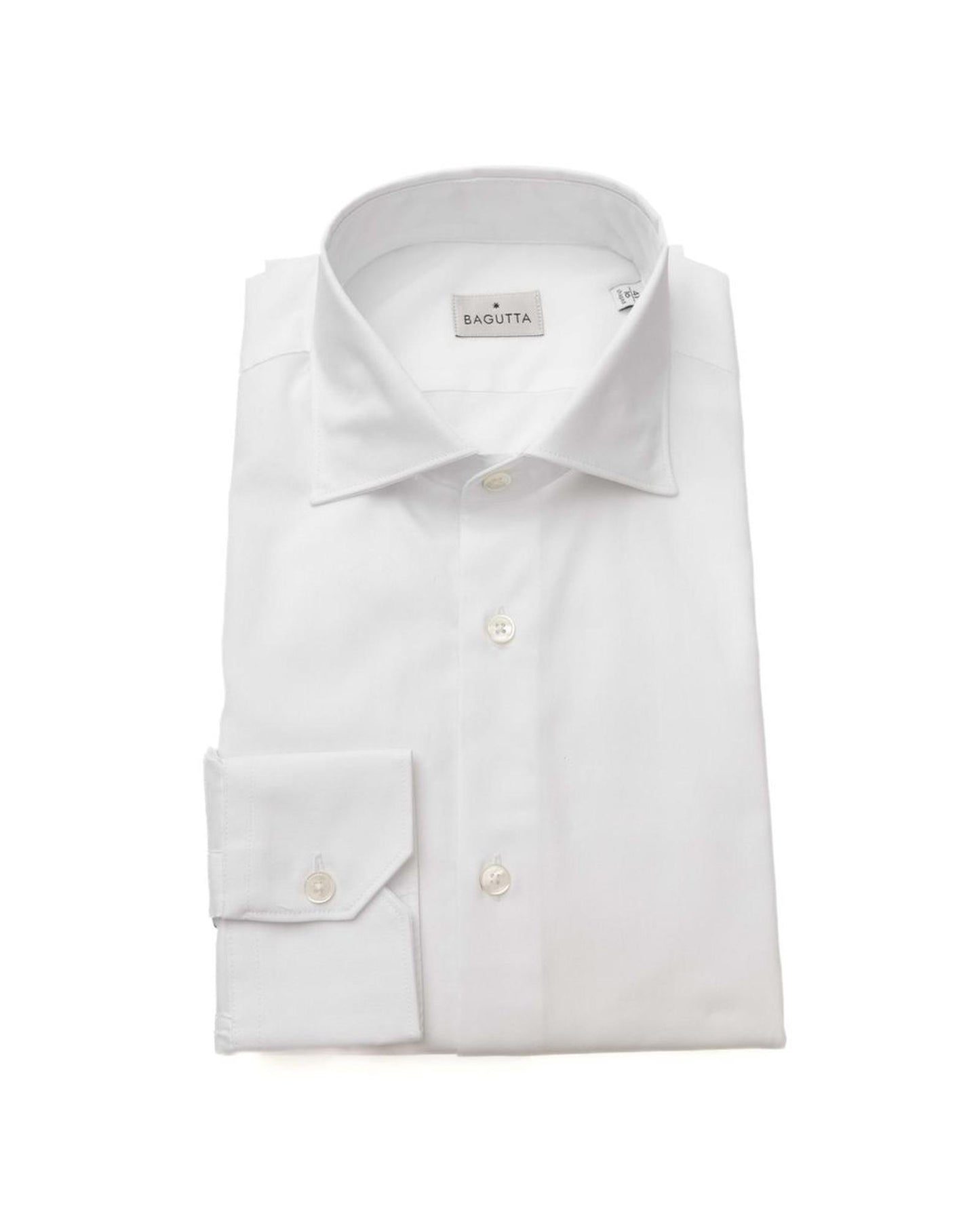 Bagutta Men's White Cotton Shirt - 44 IT-0