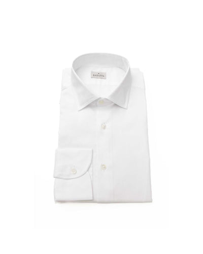 Bagutta Men's White Cotton Shirt - 44 IT-0