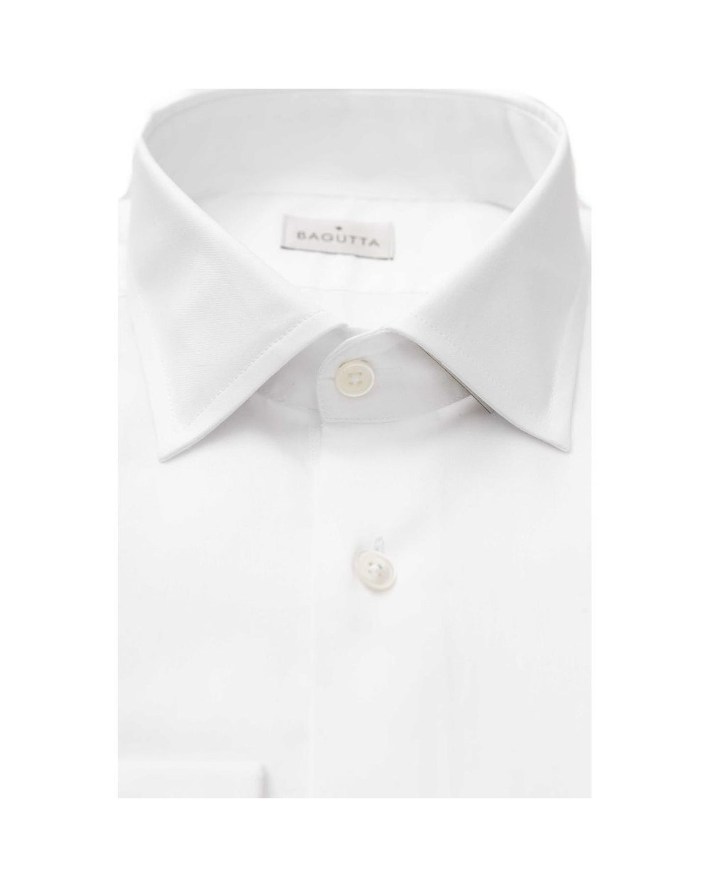 Bagutta Men's White Cotton Shirt - 44 IT-1