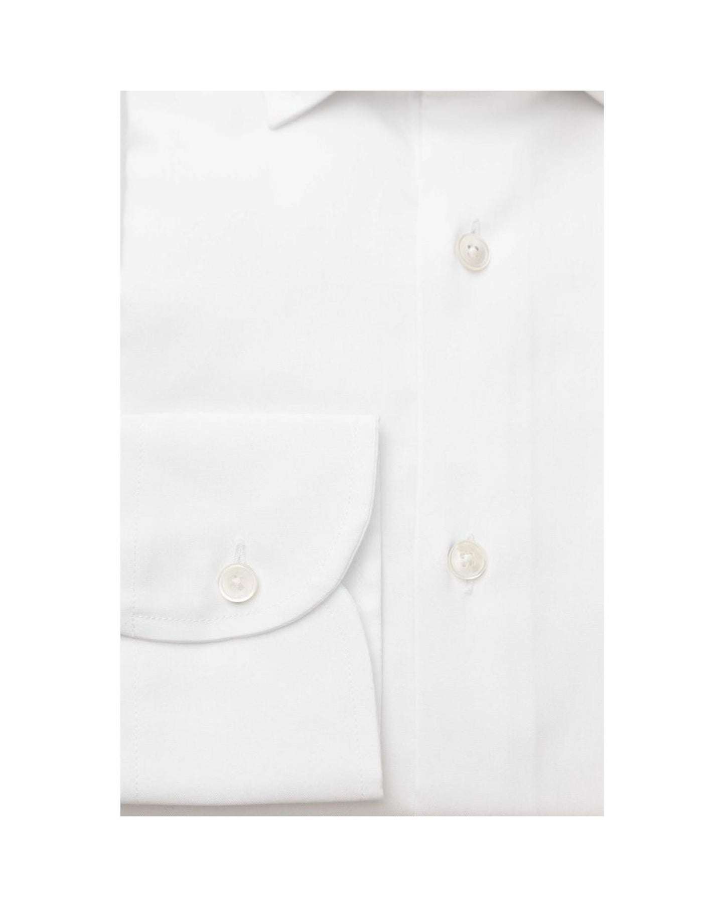 Bagutta Men's White Cotton Shirt - 44 IT-2