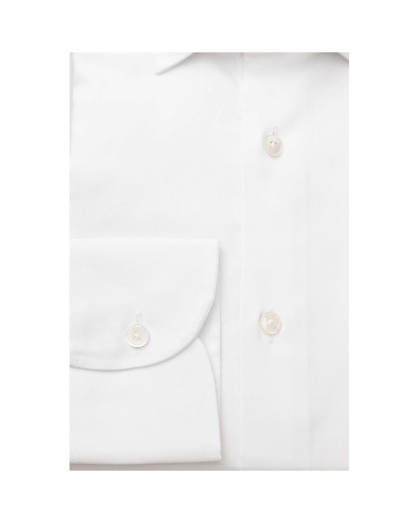 Bagutta Men's White Cotton Shirt - S-2