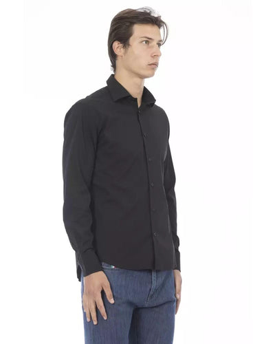 Baldinini Trend Men's Black Cotton Shirt - XL-1