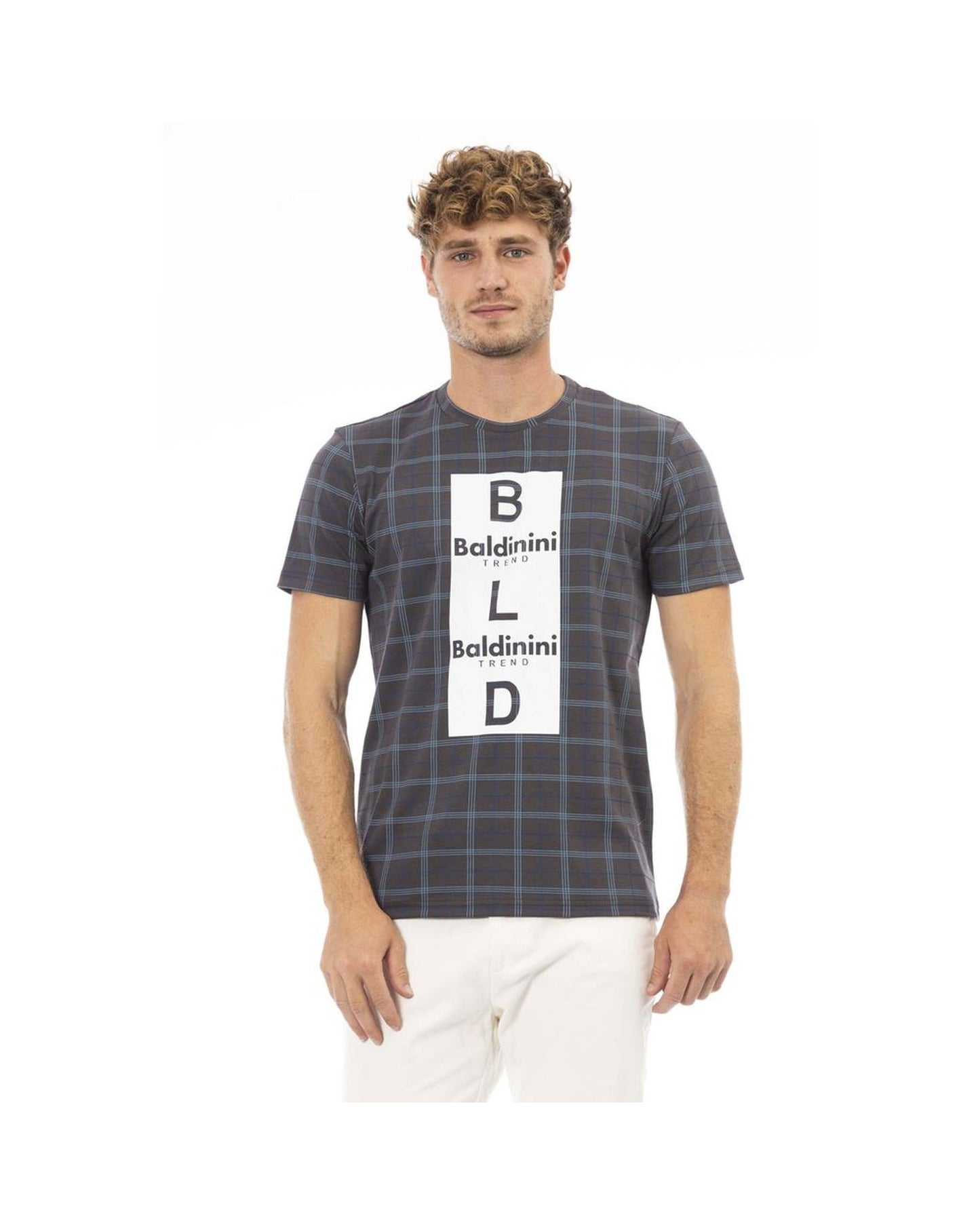 Baldinini Trend Men's Gray Cotton T-Shirt - L-0