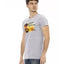 Printed Short Sleeve Round Neck T-Shirt L Men-1