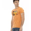 Short Sleeve T-shirt with Round Neck and Front Print L Men-1