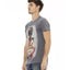 Short Sleeve T-shirt with Round Neck - Front Print L Men-1