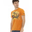 Printed Short Sleeve T-shirt with Round Neck L Men-1