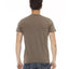 Printed Round Neck Short Sleeve T-shirt L Men-2