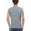 Short Sleeve T-shirt with Round Neck and Chest Pocket Print L Men-2