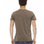 Printed Short Sleeve T-shirt with Round Neck L Men-2