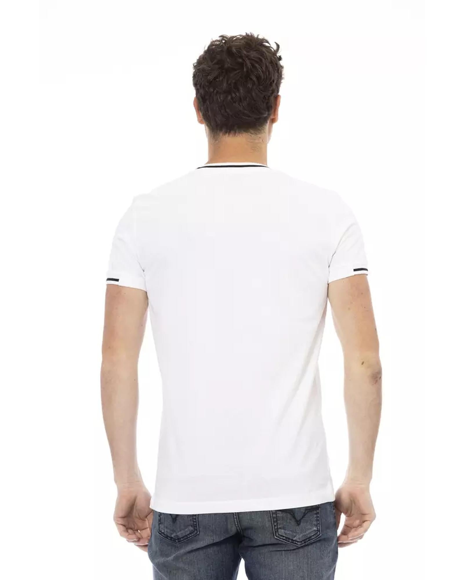 Front Print Short Sleeve T-Shirt with Round Neck XL Men-2