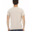 Short Sleeve T-shirt with Round Neck - Front Print L Men-2