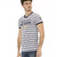 Printed Round Neck Short Sleeve T-Shirt L Men-1