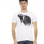 Short Sleeve Round Neck T-Shirt with Front Print L Men-0