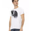 Short Sleeve Round Neck T-Shirt with Front Print L Men-1