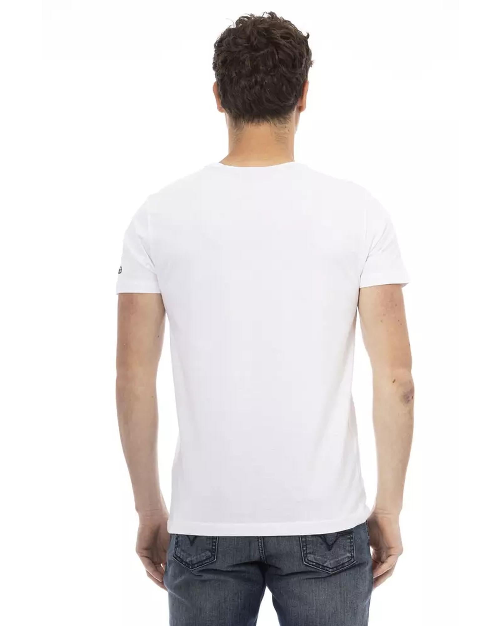 Printed Short Sleeve Round Neck T-shirt L Men-2