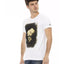 Short Sleeve Round Neck T-shirt with Front Print XL Men-1