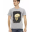 Short Sleeve T-shirt With Round Neck. Front Print. XL Men-0