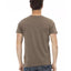 Short Sleeve Round Neck T-shirt with Front Print L Men-2