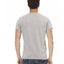 Short Sleeve T-shirt with Round Neck and Front Print L Men-2