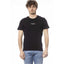 Ungaro Sport Men's Sleek Black Cotton Crew Neck T-Shirt - XL-0