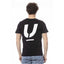 Ungaro Sport Men's Sleek Black Cotton Crew Neck T-Shirt - XL-2