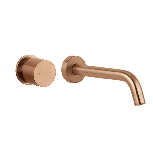 2020 shower Bath Burnished rose gold Gold Progressive Brass wall mixer tap faucet-2