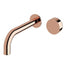 2020 shower Bath Burnished rose gold Gold Progressive Brass wall mixer tap faucet-3