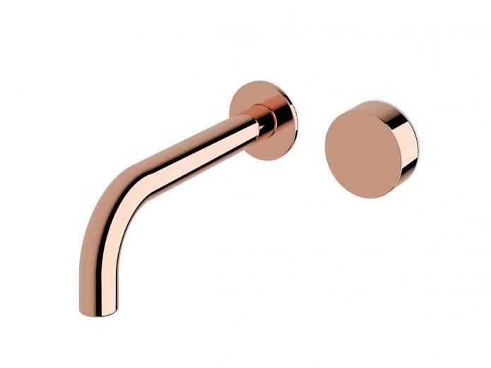 2020 shower Bath Burnished rose gold Gold Progressive Brass wall mixer tap faucet-3