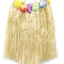 40cm HAWAIIAN HULA SKIRT Tropical Costume Dress Lei Grass Flower Party Adult - Natural-0