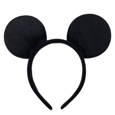 Mickey Minnie Mouse Headband Costume Halloween Party Hair Head Band - Black-0