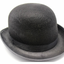 BOWLER HAT Party Costume Derby Fancy Dress Dance Halloween Vintage Cap - Black-0