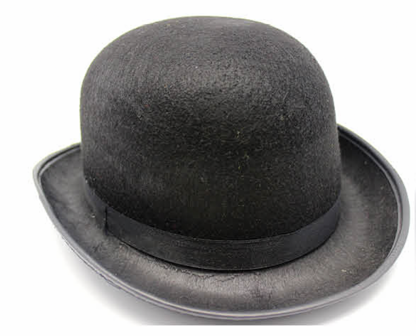 BOWLER HAT Party Costume Derby Fancy Dress Dance Halloween Vintage Cap - Black-0