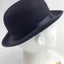 BOWLER HAT Party Costume Derby Fancy Dress Dance Halloween Vintage Cap - Black-5