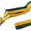 METAL WINNER GOLD MEDAL 1st Party Favours Sports Day 40cm Ribbon - Green/Gold-2