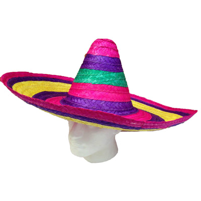 Mexican SOMBRERO Fancy Dress Straw Party Costume Hat Cap Spanish-0