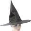 WITCH HAT Plain Black Halloween Costume Fancy Dress Womens Accessory Wizard-0