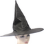 WITCH HAT Plain Black Halloween Costume Fancy Dress Womens Accessory Wizard-5